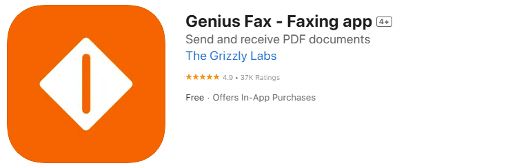Genius Fax on the Apple App Store