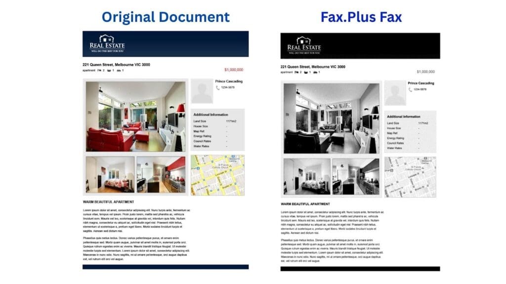 fax plus android app sent fax quality