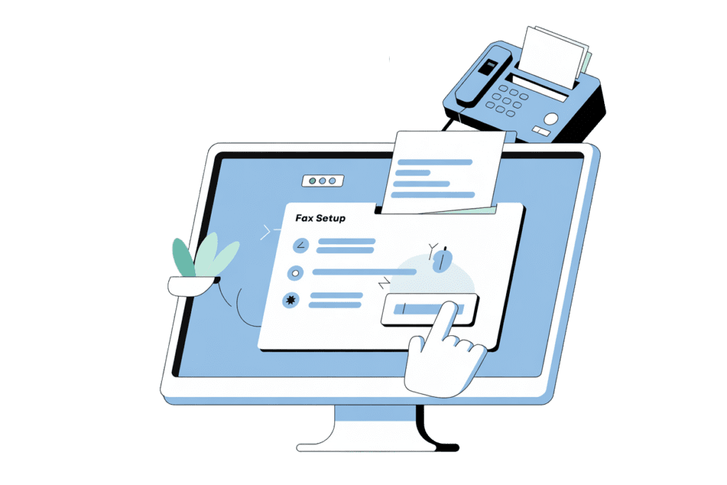 Faxing from a computer using email-to-fax