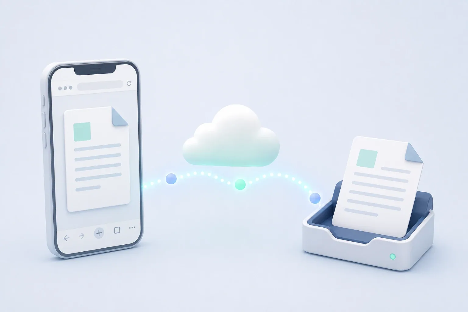 Fax from an iPhone without an app by sending a document through a browser-based cloud fax service or email-to-fax service