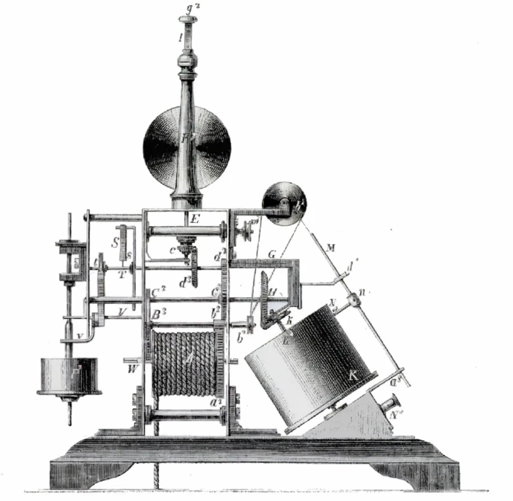 Bain improved fax machine upscaled picture