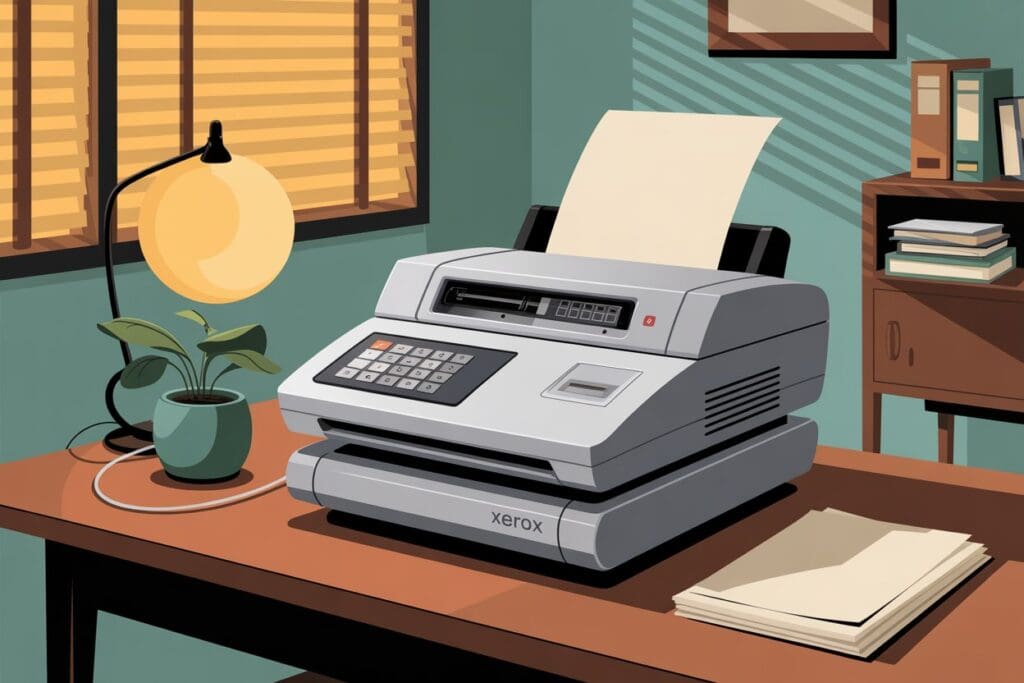 Xerox Long Distance Xerography fax machine