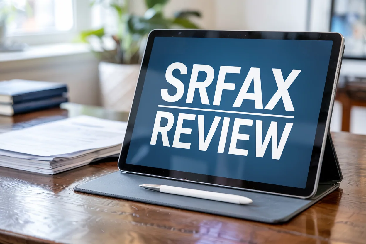 a review of SRFax online fax service